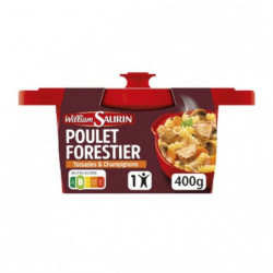 WILLIAM SAURIN - Poulet forestier Sauce Forestière Plat cuisiné - Cocotte de 400 g Sonico.fr
