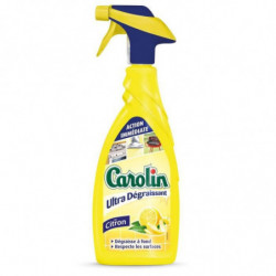 CAROLIN - Nettoyant ménager ultra dégraissant Citron - pistolet de 650 ml Sonico.fr