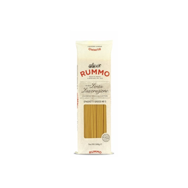 RUMMO - Pâtes spaghetti épais n° 5 Lenta Lavorazione - paquet de 500 g Sonico.fr