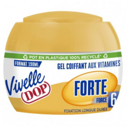 VIVELLE DOP - Gel Coiffant Fixation Forte - pot de 190 ml Sonico.fr