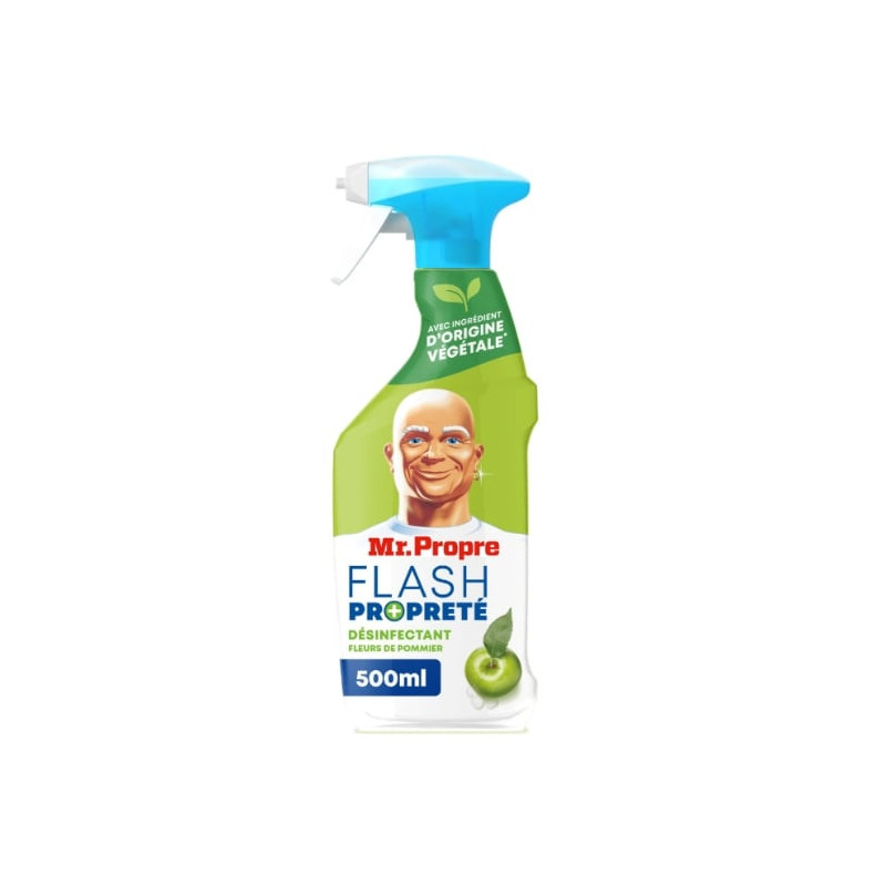 MR PROPRE - Flash Propreté Dégraissant Nettoyant Multi-usages Peps Fleurs De Pommier - 500 ml Sonico.fr