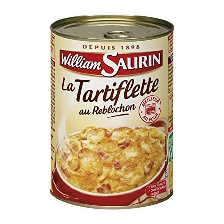 WILLIAM SAURIN - Tartiflette Plat cuisiné - boîte de 410 g Sonico.fr