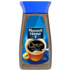 MAXWELL HOUSE - Café Soluble Décaféiné - Bocal de 200 g Sonico.fr