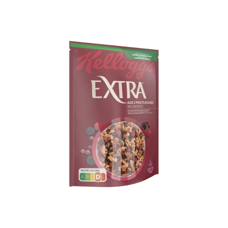 KELLOGG'S - Extra Fruits rouges Céréales - paquet de 450 g Sonico.fr