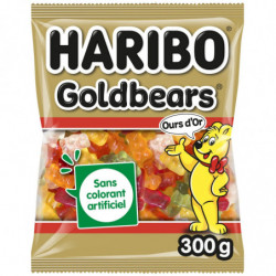 HARIBO - Ours D'Or Goldbears Bonbons - paquet de 300 g Sonico.fr