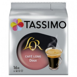 TASSIMO - L'OR Long Doux Café Dosettes - boite de 16 Capsules Sonico.fr