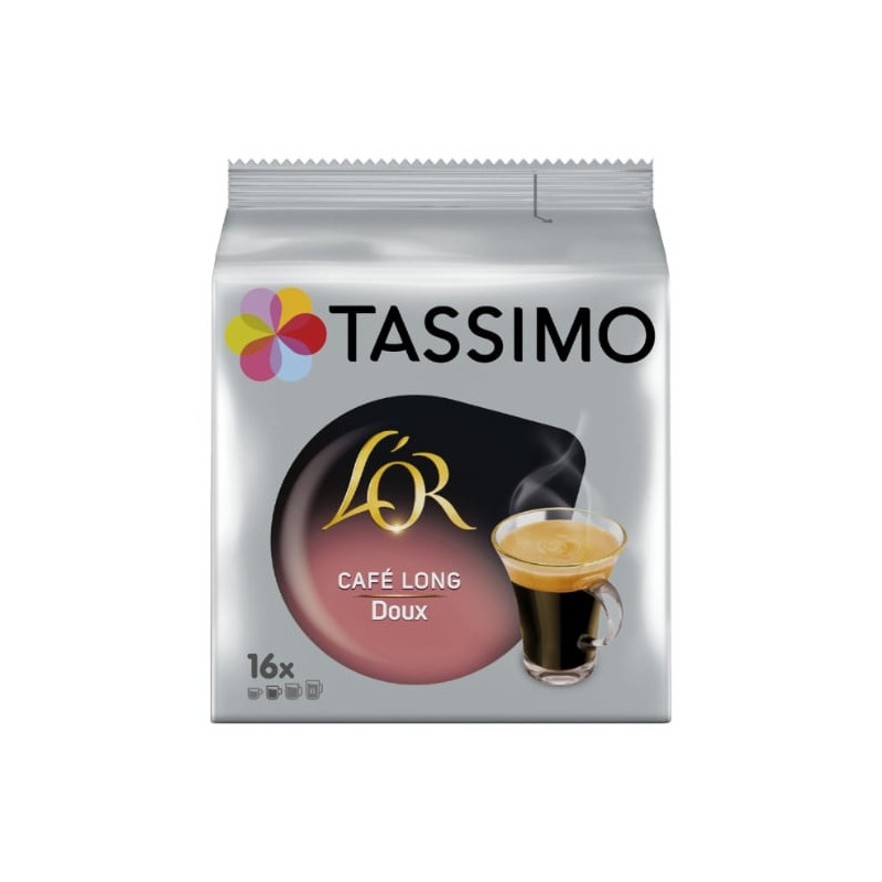 TASSIMO - L'OR Long Doux Café Dosettes - boite de 16 Capsules Sonico.fr
