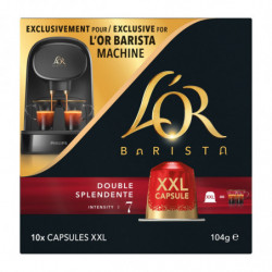 L'OR Barista - Double Splendente Intensité 7 - 10 capsules de café compatibles avec le système L'OR BARISTA Sonico.fr