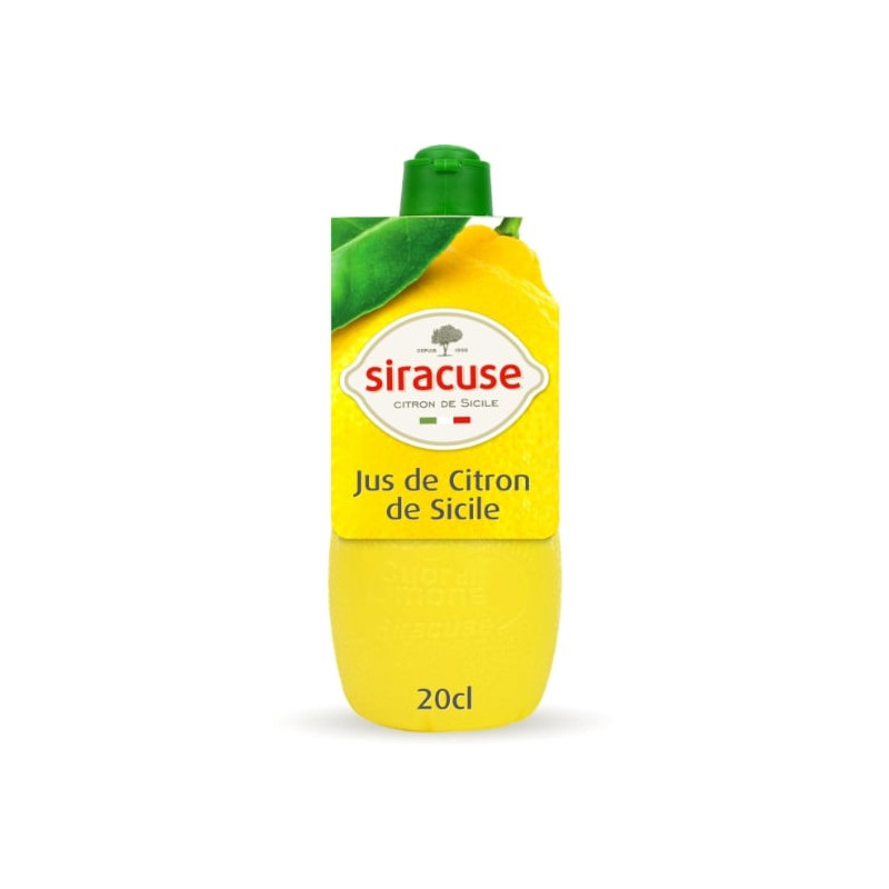 SIRACUSE - Jus De Citron Jaune - flacon de 20 cl Sonico.fr
