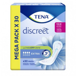 TENA - Discreet Extra - paquet de 30 serviettes hygiéniques Sonico.fr
