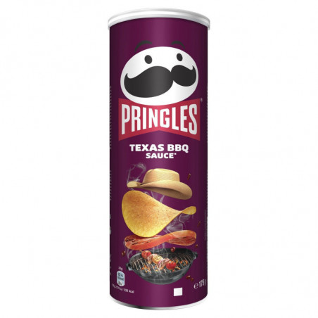 PRINGLES - Chips tuiles Texas Barbecue BBQ - boîte de 175 g Sonico.fr