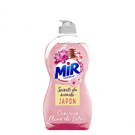 MIR - Vaisselle Secrets du Monde Japon Cerisier Impérial Fleur de Lotus - flacon de 450 ml Sonico.fr
