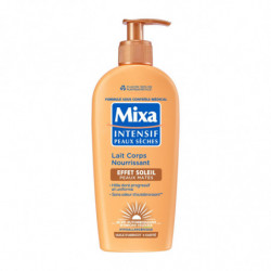 MIXA - Lait corps nourissant effet soleil Peaux Mates - pompe de 250 ml Sonico.fr
