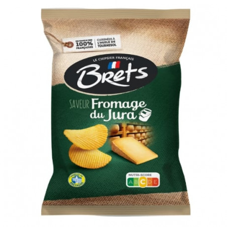BRET'S - Chips au Comté Fromage du Jura - paquet de 125 g Sonico.fr