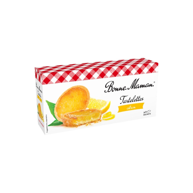 BONNE MAMAN - Biscuits Tartelettes Au Citron - paquet de 125 g Sonico.fr