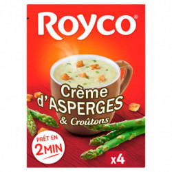 ROYCO - Minute Soup Crème D'Asperges Et Croûtons - paquet de 80 g Sonico.fr