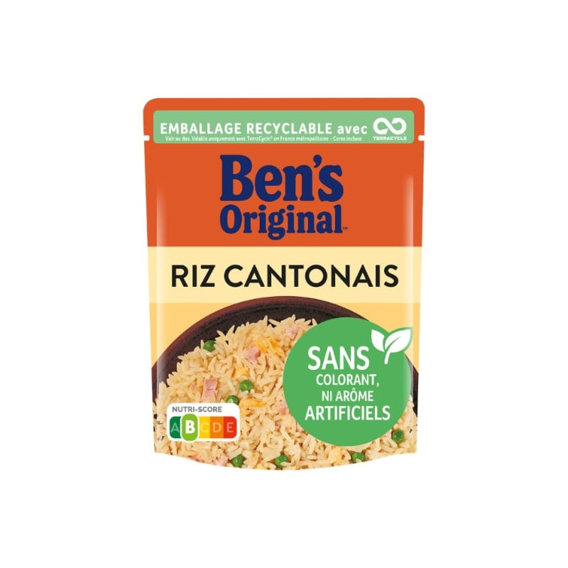 UNCLE BEN'S ORIGINAL - Riz Cantonais Micro Ondable - sachet de 250 g Sonico.fr