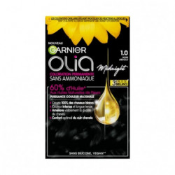 OLIA - Noir Absolu (1.0) Coloration Cheveux Permanente Sans Ammoniaque Sonico.fr