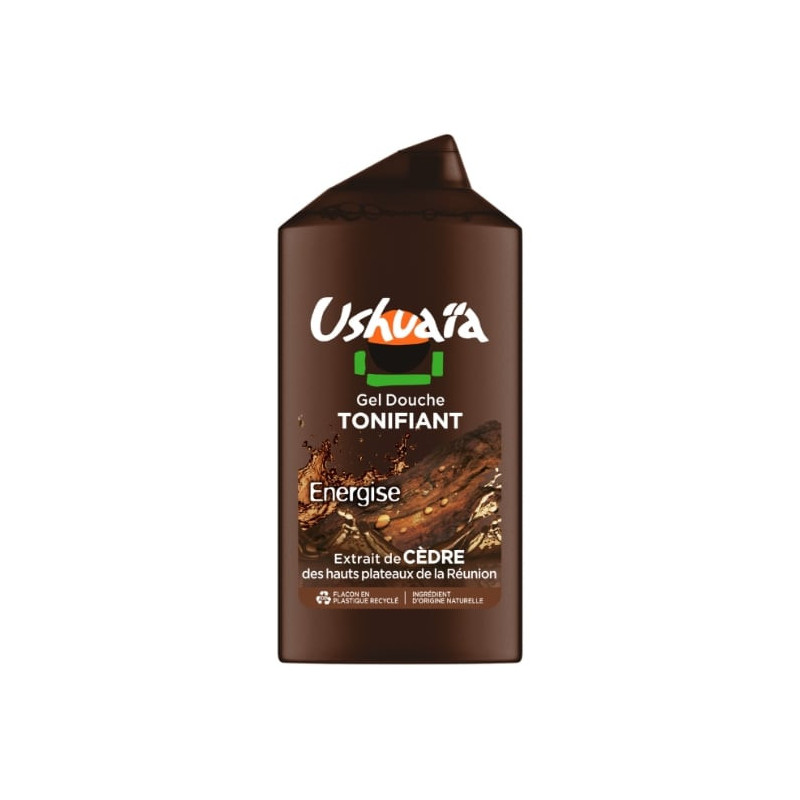 USHUAIA - Douche Tonifiant Extrait De Cèdre - flacon de 300 ml Sonico.fr