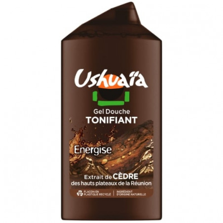 USHUAIA - Douche Tonifiant Extrait De Cèdre - flacon de 300 ml Sonico.fr
