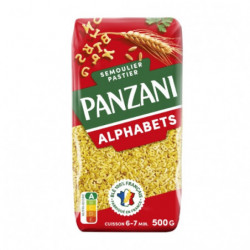 PANZANI - Alphabets Pâtes À Potage - paquet de 500 g Sonico.fr