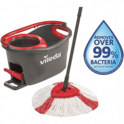 VILEDA - Easy Wring Clean Turbo balai à frange + seau à pédale Sonico.fr