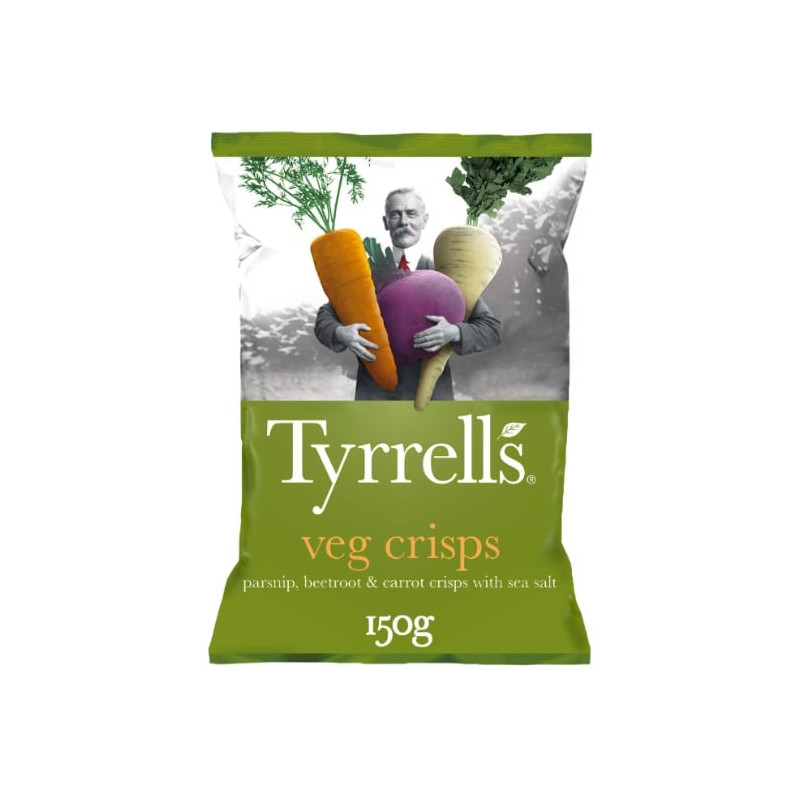 TYRRELL'S - Chips Mélange De Légumes - paquet de 150 g Sonico.fr