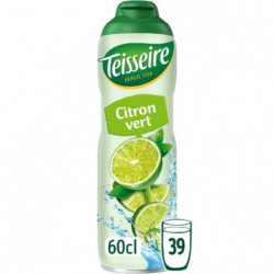 TEISSEIRE - Sirop Citron Vert - bouteille de 600 ml Sonico.fr