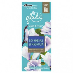 GLADE - Recharge pour Diffuseur Touch Fresh Minéraux marins et Magnolia - recharge de 10 ml Sonico.fr