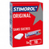 STIMOROL - Original Chewing-gums avec édulcorants - paquet de 5 étuis de 10 dragées - 70 g Sonico.fr