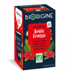 BIORIGINE - Infusion Bio Brûle Graisse - boite de 20 sachets Sonico.fr