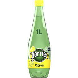 PERRIER - Eau Minérale Naturelle Gazeuse Arôme Citron - bouteille de 1 l Sonico.fr