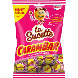 CARAMBAR - Sucettes Caramel - paquet de 204 g Sonico.fr