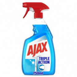 AJAX - Nettoyant Ménager Vitres 3En1 - pistolet de 750 ml Sonico.fr
