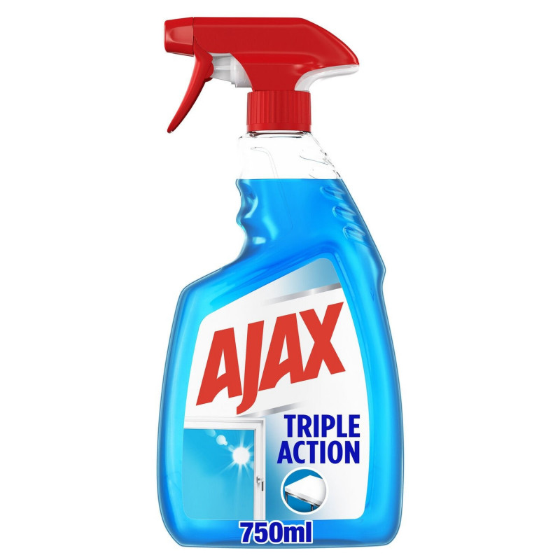 AJAX - Nettoyant Ménager Vitres 3En1 - pistolet de 750 ml Sonico.fr