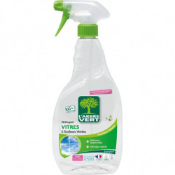 L'ARBRE VERT - Nettoyant Vitres Fraîcheur Menthe Hypoallergénique - spray de 740 ml Sonico.fr