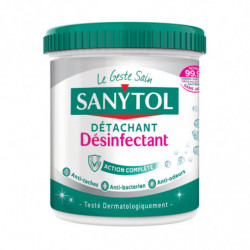 SANYTOL - Détachant Désinfectant en Poudre - pot de 450 g Sonico.fr