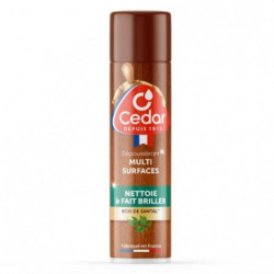 O CEDAR - Nettoyant Ménager Dépoussiérant Tous Types De Bois - bombe de 300 ml Sonico.fr