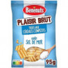 BENENUTS - Plaisir Brut Tuiles Céréales Complètes Sel de Mer - sachet de 95 g Sonico.fr