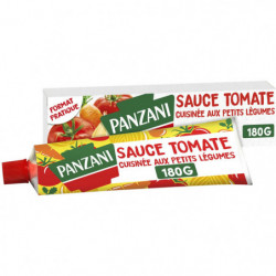 PANZANI - Sauce tomate cuisinée aux petits légumes - tube de 180 g Sonico.fr