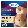 TENA - Silhouette Taille M Plus Taille haute Crème Fuites Urinaires - paquet de 9 Culottes Sonico.fr