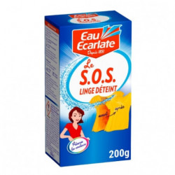 EAU ECARLATE - Sos Linge Déteint Détachant - boite de 200 g Sonico.fr