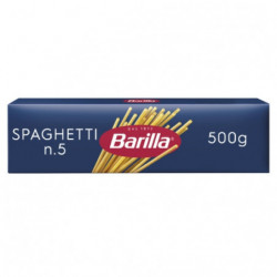BARILLA - Pâtes Spaghetti N° 5 - paquet de 500 g Sonico.fr