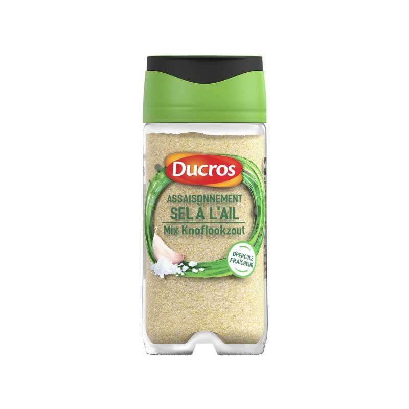 DUCROS - Sel à l'ail - pot de 80 g Sonico.fr