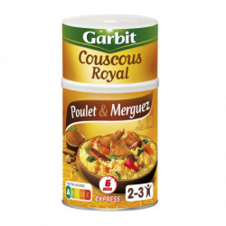 GARBIT - Couscous Royal Poulet Et Merguez - boite de 980 g Sonico.fr