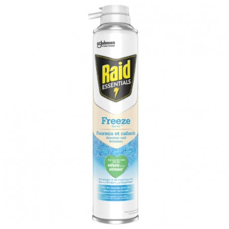 RAID - Essentials Freeze Anti-Rampants Fourmis et Cafards - spray de 350 ml Sonico.fr