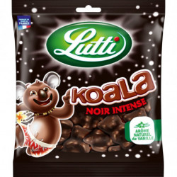 LUTTI - Koala Noir intense Bonbons - paquet de 185 g Sonico.fr