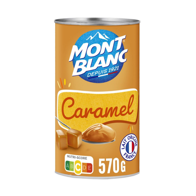 MONT BLANC - Crème Dessert Caramel - boite de 570 g Sonico.fr