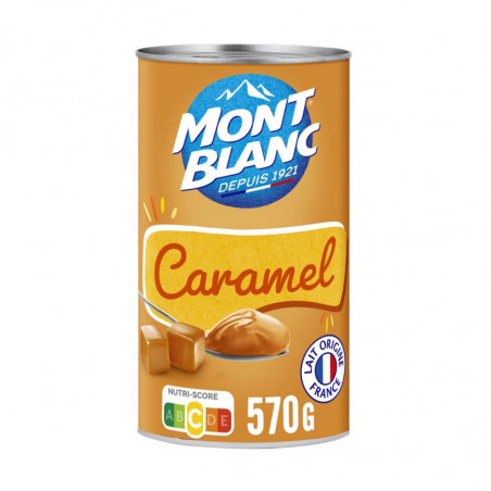 MONT BLANC - Crème Dessert Caramel - boite de 570 g Sonico.fr