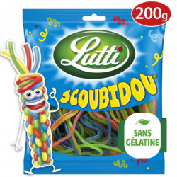 LUTTI  - Bonbons Scoubidou - paquet de 200 g Sonico.fr